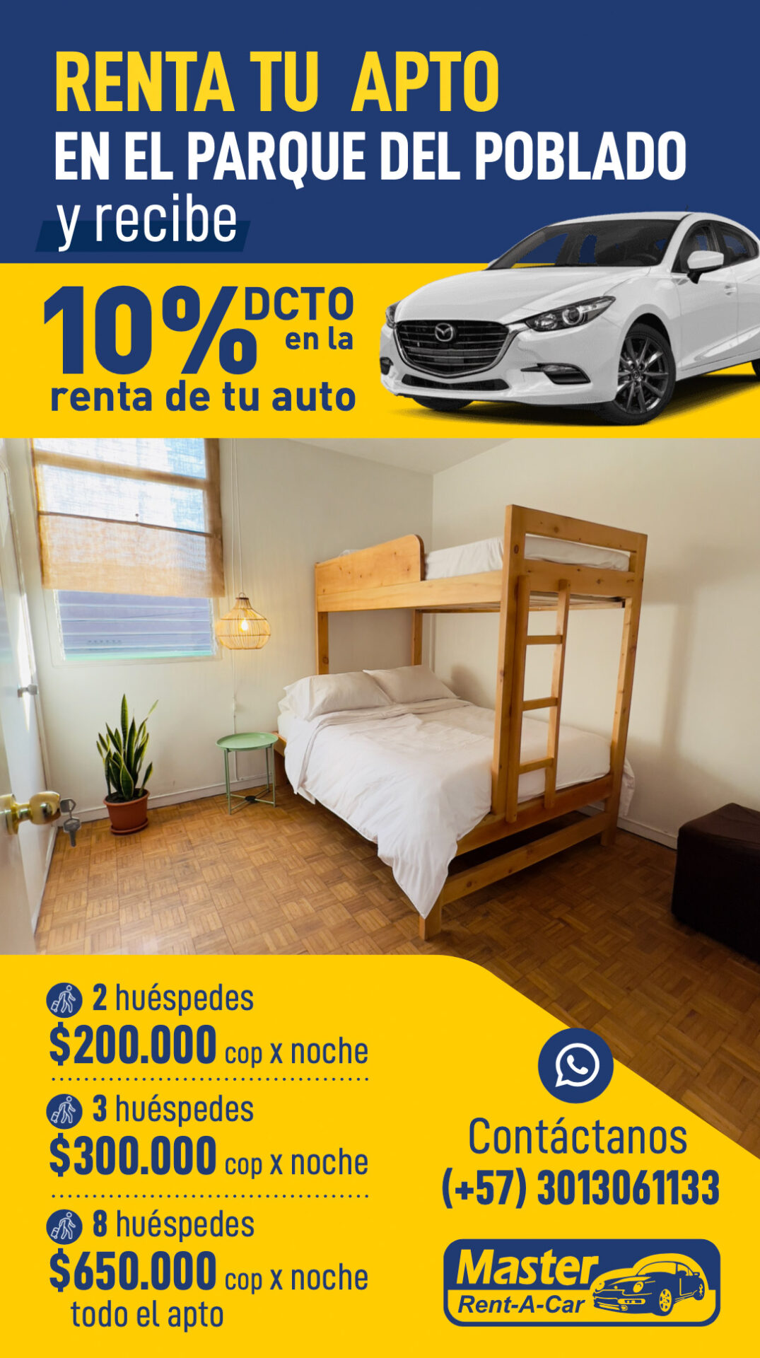 Planes Renta de carros en Medellin Master Rent A Car